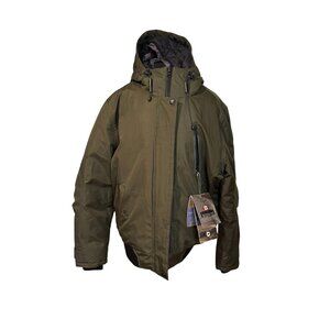 🧥 NWT Point Zero Duvet Premium Down Parka Jacket XXL – Military Green – MSRP $3